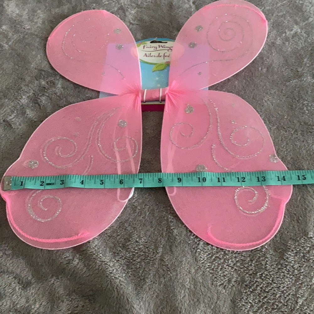 Pink & silver Fairy wings - Picture 5 of 5